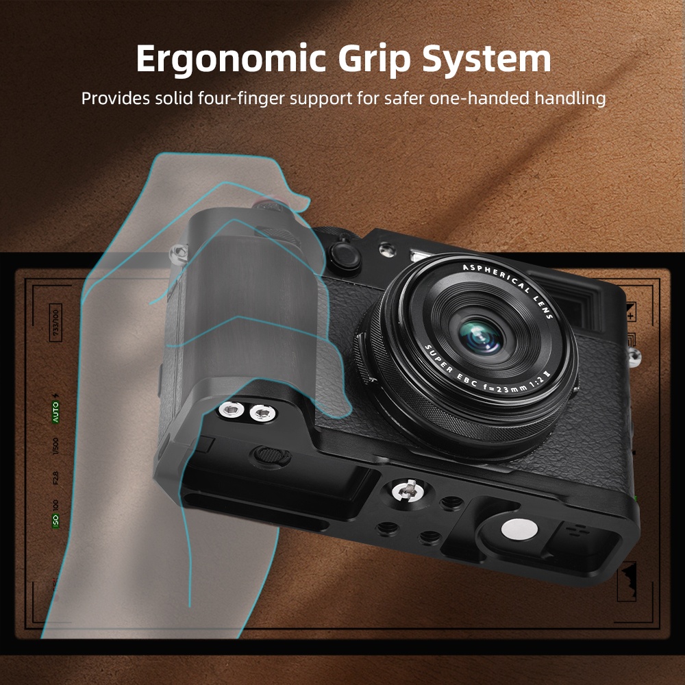 Fujifilm Camera X100Vi - Suporte de suporte em l para