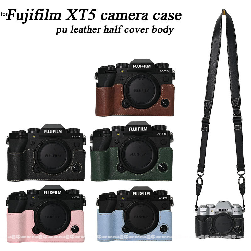 Fujifilm Camera X-T5 - Capa de Couro PU XT5 para