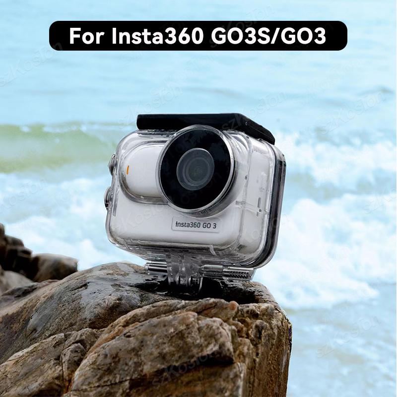 Insta360 Camera Go 3 - Capa protetora para mergulho subaquático, 60m,