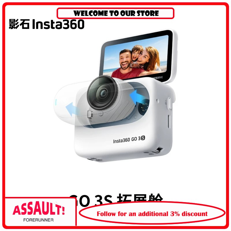 Shadow Stone Insta360 GO 3S: N - Insta360 Camera Go 3 avaliação e preço