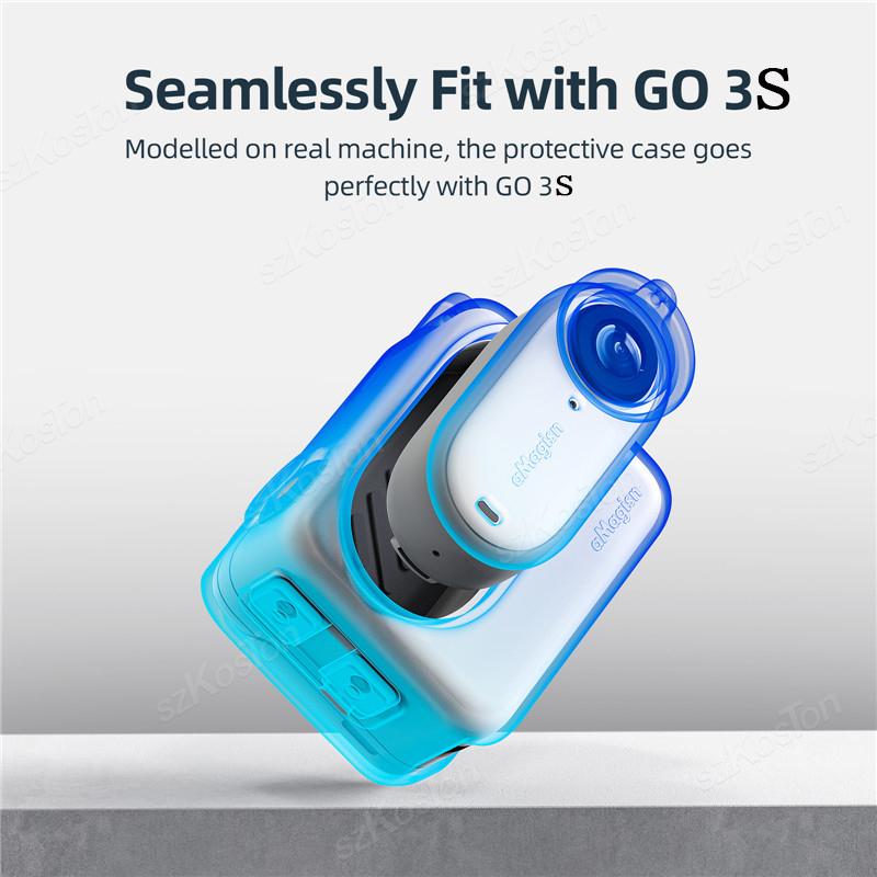 Capa protetora de silicone par - Insta360 Camera Go 3 avaliação e preço