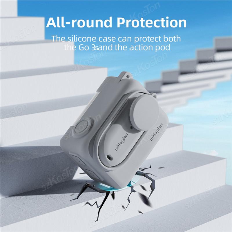 Capa protetora de silicone par - Insta360 Camera Go 3 avaliação e preço