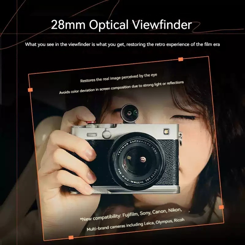 Visor Óptico SmallRig 28mm 35m - Fujifilm Camera X100Vi avaliação e preço