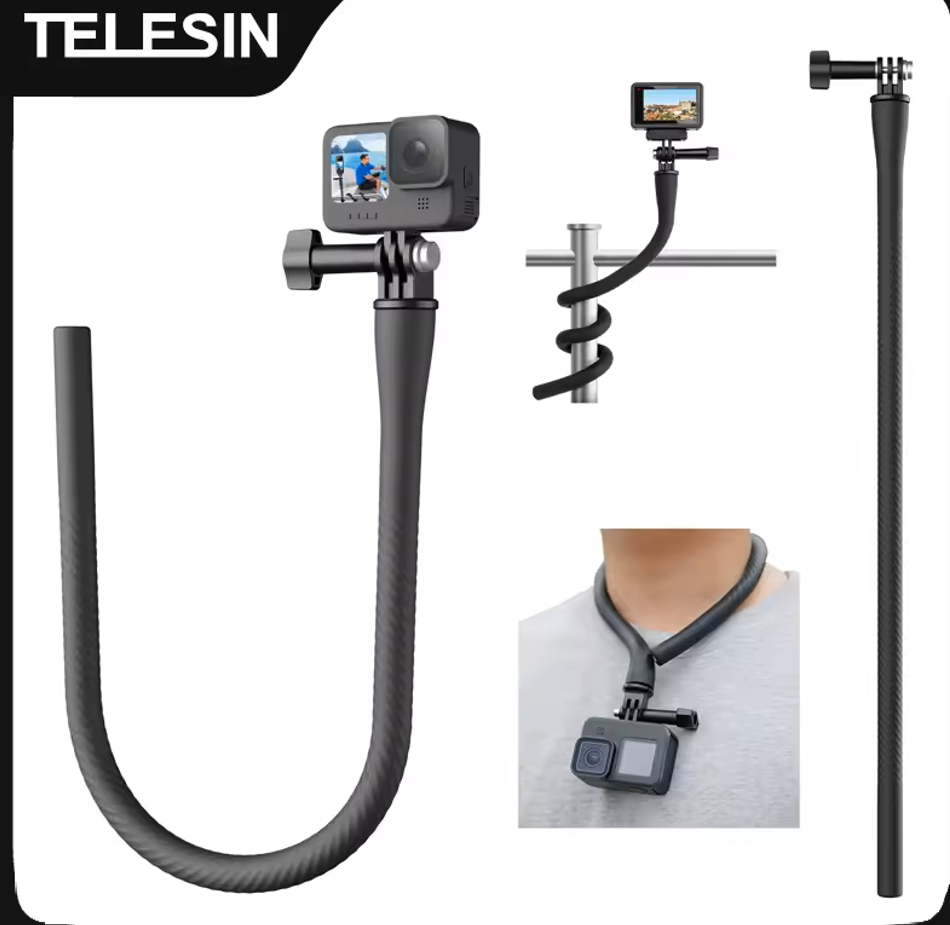 Suporte Flexível TELESIN para  - Insta360 Camera Go 3 avaliação e preço